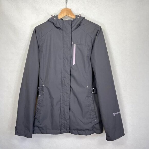 Free Country Jackets & Blazers - Free Country Women’s Radiance Reversible Jacket With Hood Gray Size M